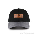 Özel kabartmalı logolu 6 panelli beyzbol şapkası